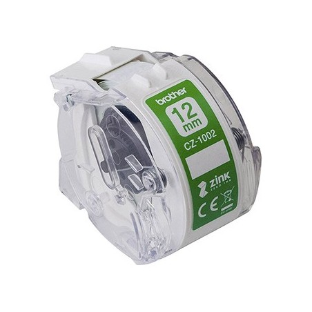 Brother taśma papierowa 12mm x 5m, biała, CZ1002, do drukarki VC-500W Brother taśma papierowa 12mm x 5m, biała, CZ1002, do drukarki VC-500W