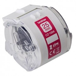 Brother taśma papierowa 25mm x 5m, biała, CZ1004, do drukarki VC-500W Brother taśma papierowa 25mm x 5m, biała, CZ1004, do drukarki VC-500W
