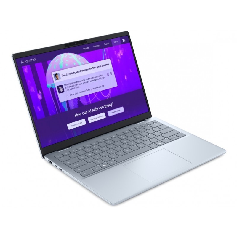 Notebook Dell 14 Plus DB14250 Win11Pro Ultra 7 258V/32GB/1TB/14.0 2.5K/Arc/FgrPr/WLAN + BT/Backlit Kb/4 Cell/3Y ProSupport