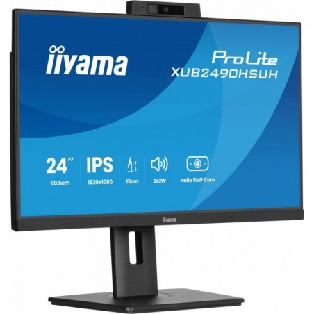 Monitor 24 cale XUB2490HSUH-B2 IPS,FHD,CAM,MIC,HDMI,DP Monitor 24 cale XUB2490HSUH-B2 IPS,FHD,CAM,MIC,HDMI,DP