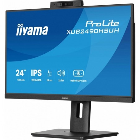Monitor 24 cale XUB2490HSUH-B2 IPS,FHD,CAM,MIC,HDMI,DP Monitor 24 cale XUB2490HSUH-B2 IPS,FHD,CAM,MIC,HDMI,DP