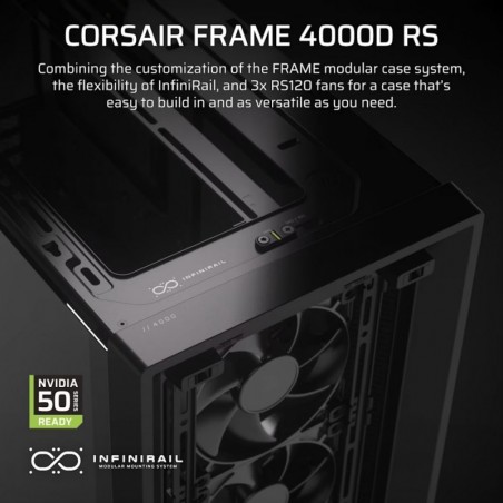 Obudowa FRAME 4000D RS Black Mid Tower ATX Obudowa FRAME 4000D RS Black Mid Tower ATX