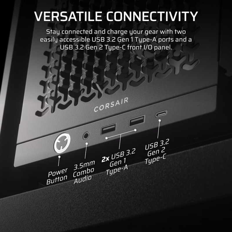 Obudowa FRAME 4000D RS Black Mid Tower ATX Obudowa FRAME 4000D RS Black Mid Tower ATX