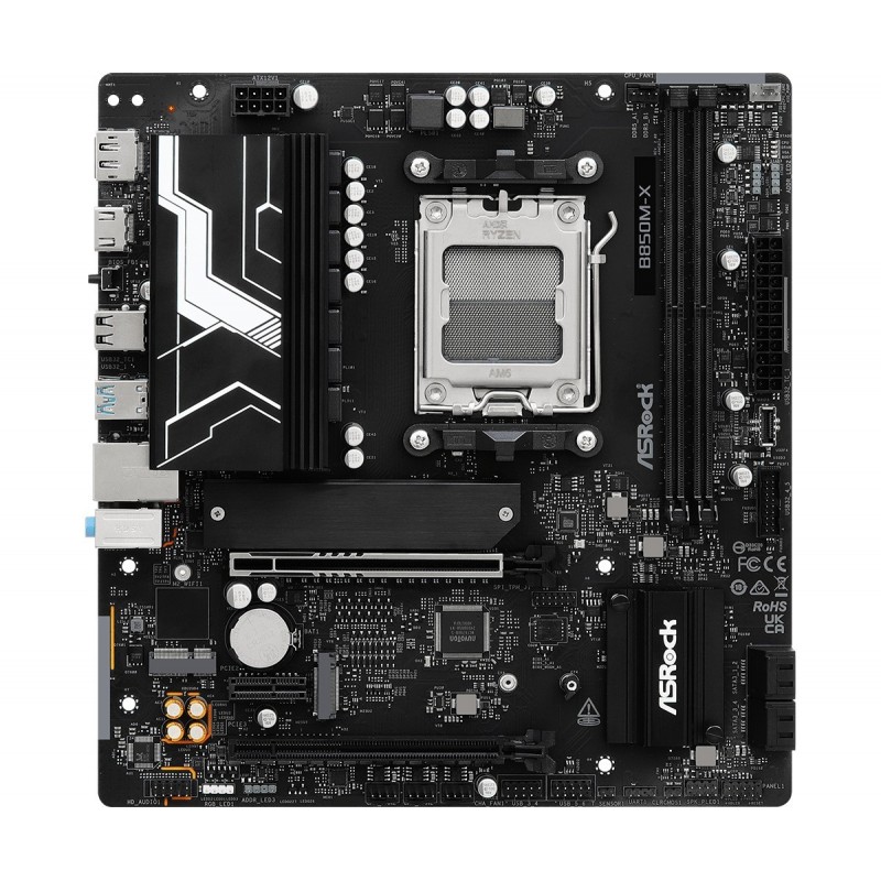 Płyta główna B850M-X R2.0 AM5 2DDR5 M.2 USBC mATX 