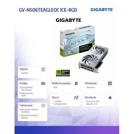 Karta graficzna GV-N506TEAGLEOC ICE-8GD Karta graficzna GV-N506TEAGLEOC ICE-8GD
