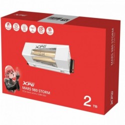 Dysk SSD XPG MARS 980 STORM 2TB PCIe 5x4 14/13 GB/s Dysk SSD XPG MARS 980 STORM 2TB PCIe 5x4 14/13 GB/s
