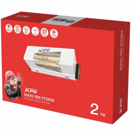 Dysk SSD XPG MARS 980 STORM 2TB PCIe 5x4 14/13 GB/s Dysk SSD XPG MARS 980 STORM 2TB PCIe 5x4 14/13 GB/s