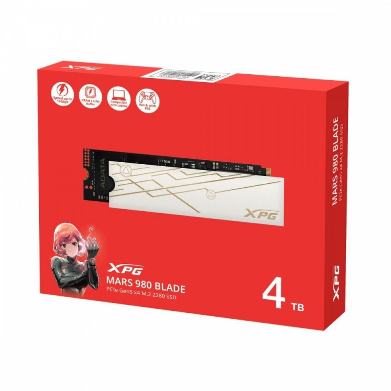 Dysk SSD XPG MARS 980 BLADE 4TB PCIe 5x4 14/13 GB/s M2