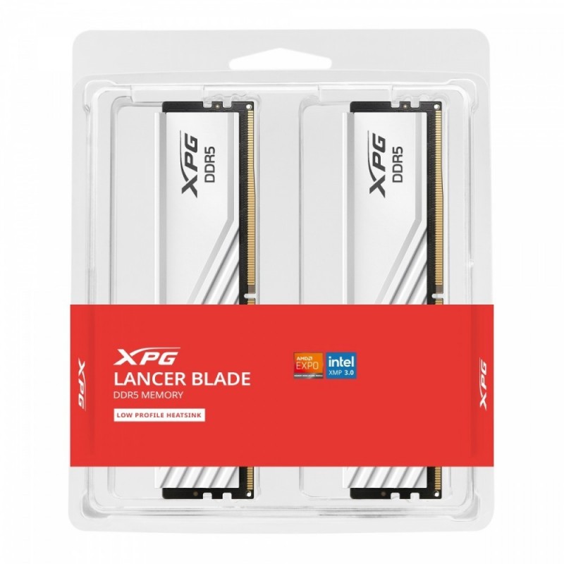 Pamięć XPG Lancer Blade DDR5 6000 32GB (2x16) CL36 biała