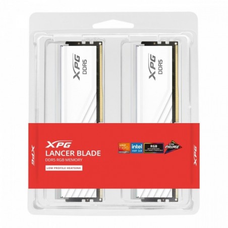 Pamięć XPG Lancer Blade DDR5 6000 32GB (2x16) CL36 RGB biała Pamięć XPG Lancer Blade DDR5 6000 32GB (2x16) CL36 RGB biała