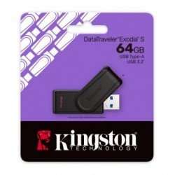 Pendrive Data Traveler Exodia S 64GB USB3.2 Gen1 Pendrive Data Traveler Exodia S 64GB USB3.2 Gen1