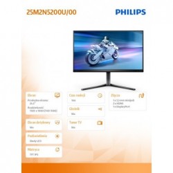 Monitor 25M2N5200U 24.5 cala IPS 390Hz HDMIx2 DP Pivot Monitor 25M2N5200U 24.5 cala IPS 390Hz HDMIx2 DP Pivot