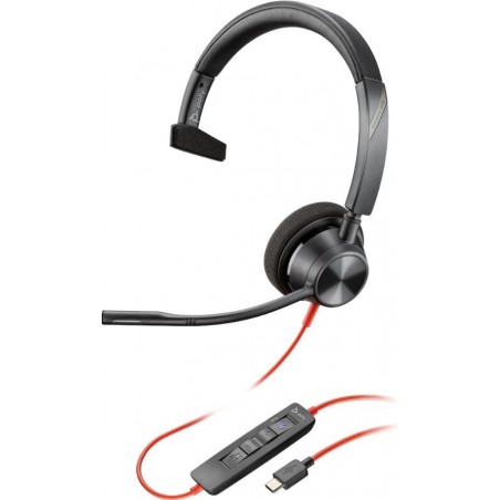 Słuchawki Blackwire 3310 Mono USB-C/A MS-Teams 8X216AA Słuchawki Blackwire 3310 Mono USB-C/A MS-Teams 8X216AA