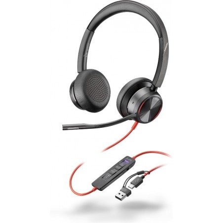 Słuchawki Blackwire 8225 Stereo USB-C/A MS-Teams 8X225AA Słuchawki Blackwire 8225 Stereo USB-C/A MS-Teams 8X225AA