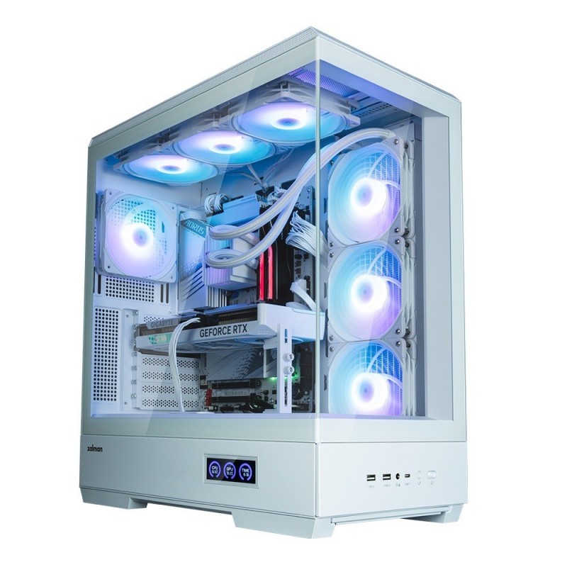 Obudowa P50 DS WHITE Mid-Tower 4x ARGB Fans 