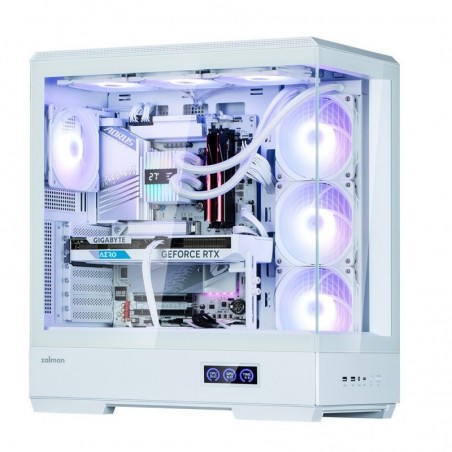 Obudowa P50 DS WHITE Mid-Tower 4x ARGB Fans Obudowa P50 DS WHITE Mid-Tower 4x ARGB Fans