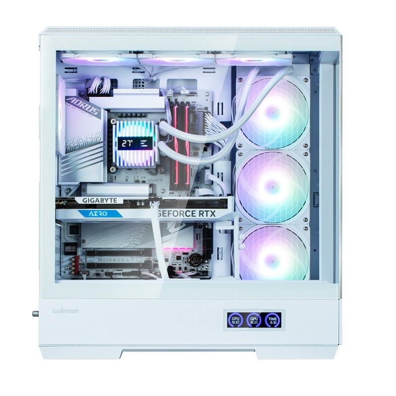 Obudowa P50 DS WHITE Mid-Tower 4x ARGB Fans 