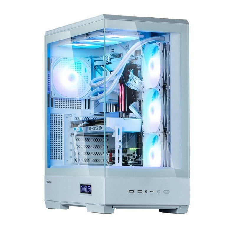Obudowa P50 DS WHITE Mid-Tower 4x ARGB Fans 