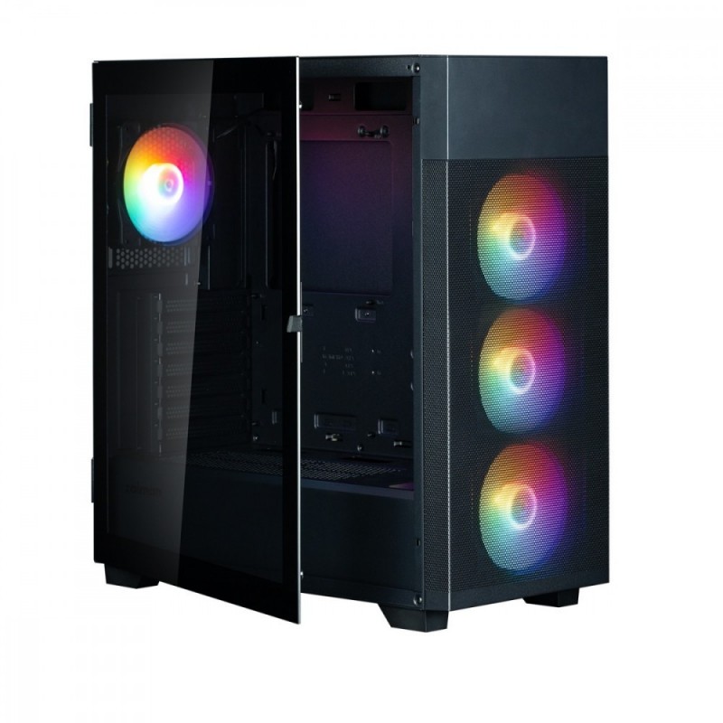 Obudowa S5 NEO Black ATX Mid Tower FRGB Fan x4 Obudowa S5 NEO Black ATX Mid Tower FRGB Fan x4