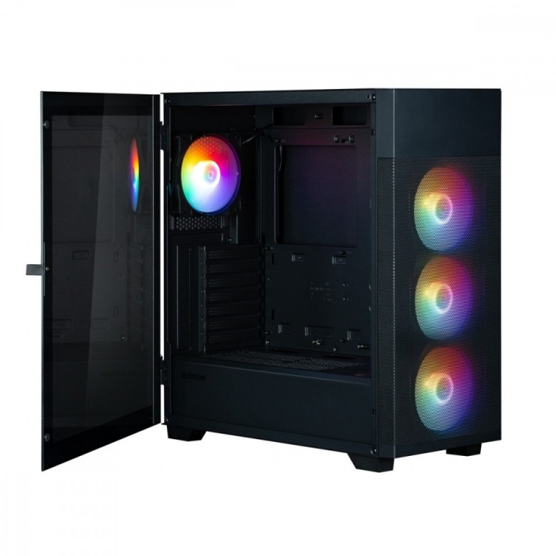 Obudowa S5 NEO Black ATX Mid Tower FRGB Fan x4 Obudowa S5 NEO Black ATX Mid Tower FRGB Fan x4