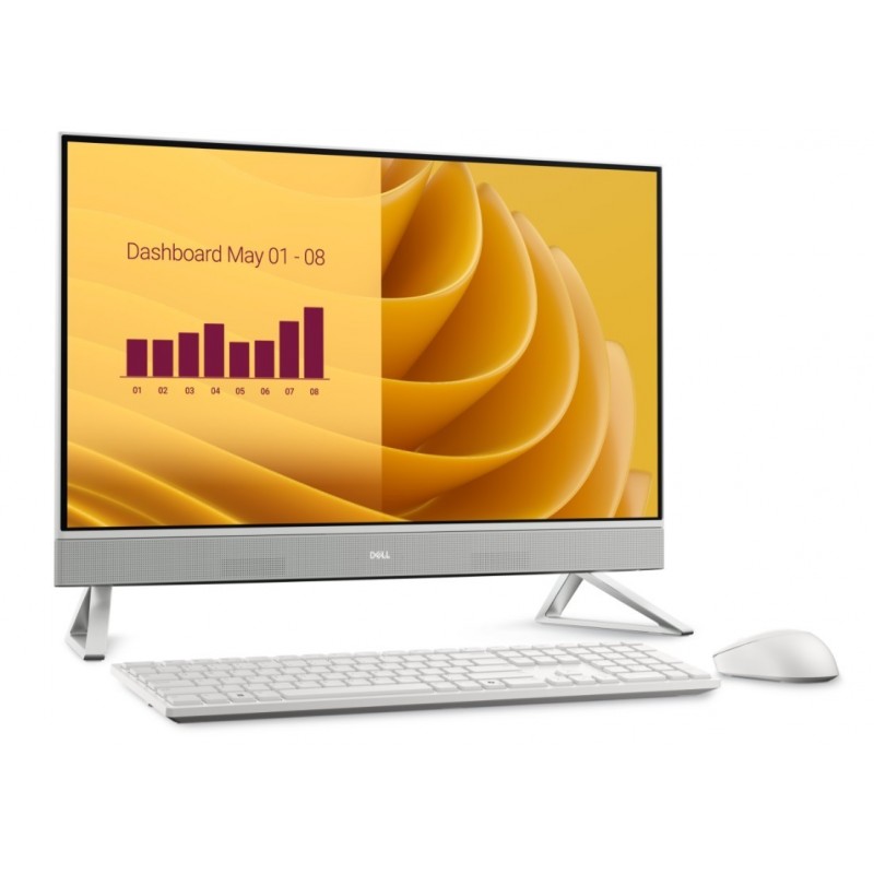 Komputer Dell 27 All-in-One EC27250 Win11Pro 7-150U/16GB/1TB/27.0 FHD Touch/GeForce MX 570A/Cam/WLAN + BT/Backlit Kb/3Y ProSuppo