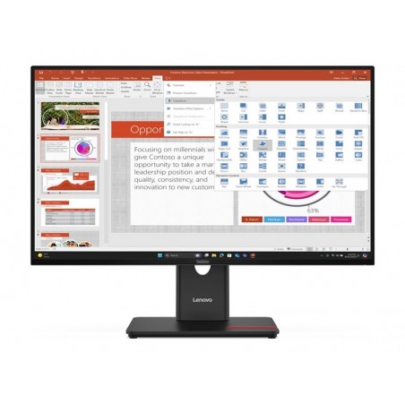 LENOVO ThinkVision T27-40 27inch IPS 16:9 1920x1080 300cd/m2 1500:1 HDMI DP VGA USB TopSeller