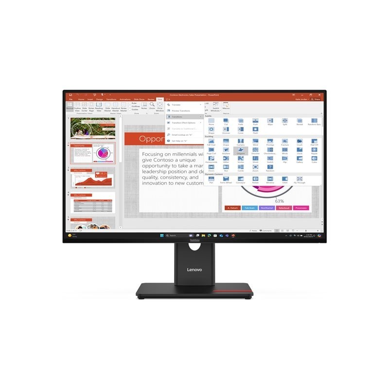 LENOVO ThinkVision T27-40 27inch IPS 16:9 1920x1080 300cd/m2 1500:1 HDMI DP VGA USB TopSeller LENOVO ThinkVision T27-40 27inch IPS 16:9 1920x1080 300cd/m2 1500:1 HDMI DP VGA USB TopSeller