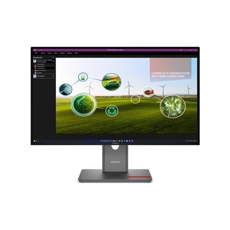 LENOVO ThinkVision P27Q-40 27inch 2560x1440 IPS 120Hz Daisy Chain KVM/eKVM USB-C 15W Factory calibrated panel Epeat Gold TCO10 LENOVO ThinkVision P27Q-40 27inch 2560x1440 IPS 120Hz Daisy Chain KVM/eKVM USB-C 15W Factory calibrated panel Epeat Gold TCO10
