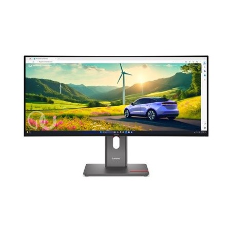LENOVO ThinkVision P34WD-40 34inch 3440x1440 IPS 120Hz USB-C docking 140W Speakers 2x3W Daisy Chain KVM/eKVM TrueSplit Smart sen LENOVO ThinkVision P34WD-40 34inch 3440x1440 IPS 120Hz USB-C docking 140W Speakers 2x3W Daisy Chain KVM/eKVM TrueSplit Smart sen
