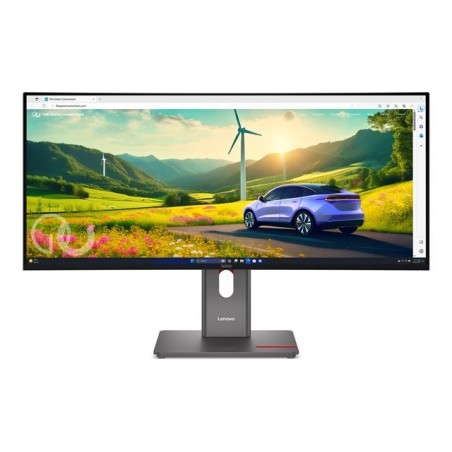 LENOVO ThinkVision P34WD-40 34inch 3440x1440 IPS 120Hz USB-C docking 140W Speakers 2x3W Daisy Chain KVM/eKVM TrueSplit Smart sen LENOVO ThinkVision P34WD-40 34inch 3440x1440 IPS 120Hz USB-C docking 140W Speakers 2x3W Daisy Chain KVM/eKVM TrueSplit Smart sen