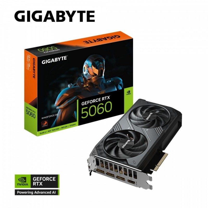 Karta graficzna GeForce RTX 5060 WINDFORCE 8G GDDR7 3DP/HDMI