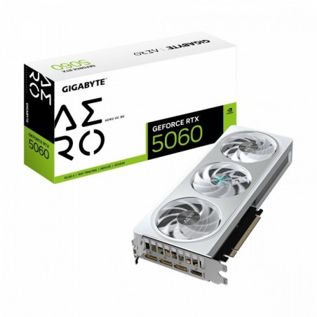 Karta graficzna GeForce RTX 5060 AERO OC 8G GDDR7 3DP/HDMI Karta graficzna GeForce RTX 5060 AERO OC 8G GDDR7 3DP/HDMI