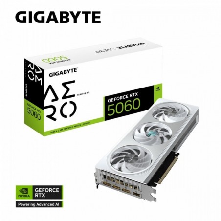 Karta graficzna GeForce RTX 5060 AERO OC 8G GDDR7 3DP/HDMI Karta graficzna GeForce RTX 5060 AERO OC 8G GDDR7 3DP/HDMI