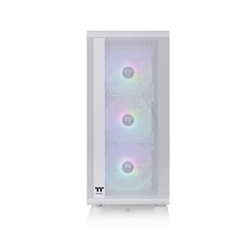 Obudowa - S200 Tempered Glass ARGB 3x12cm Snow 