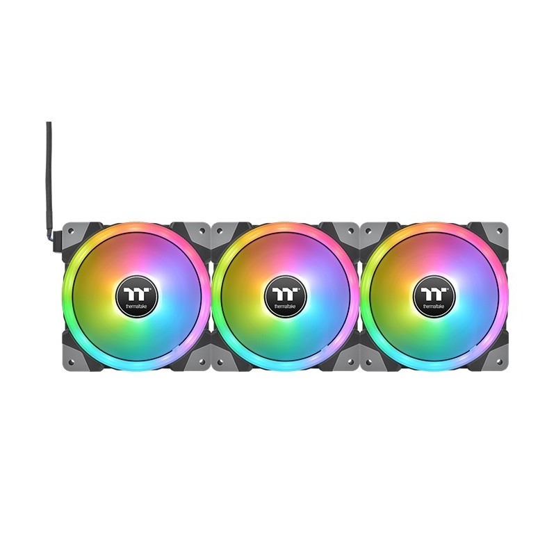 Wentylator - SWAFAN 14 RGB Magnetic - zamienne łopatki (reverse)- black 