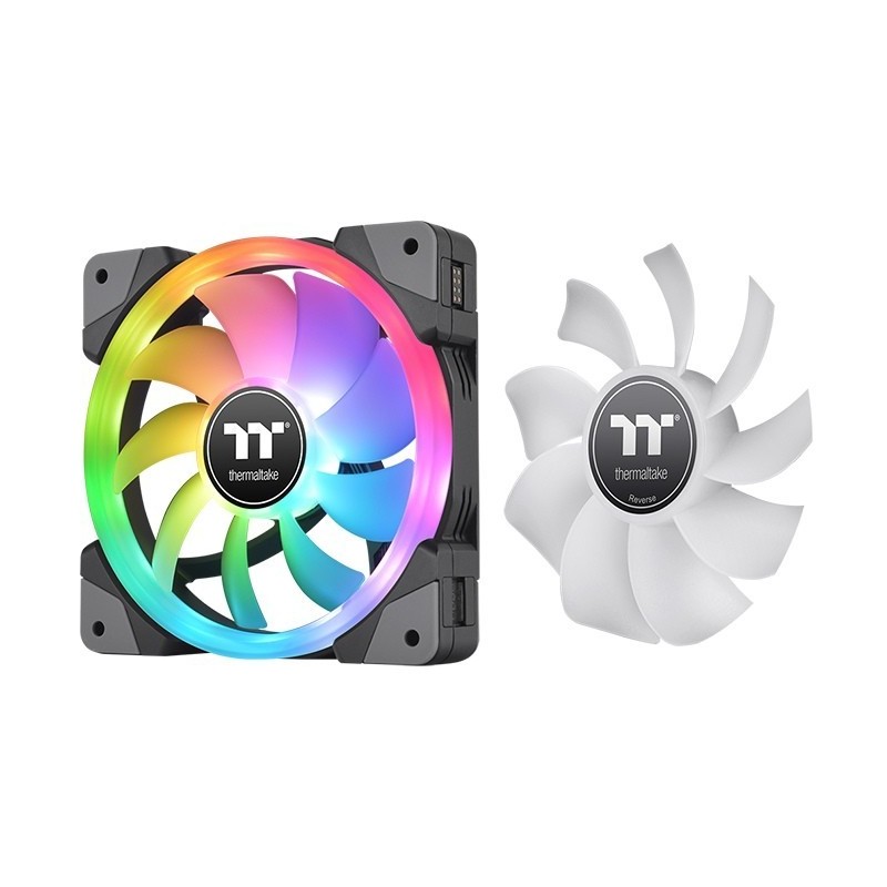 Wentylator - SWAFAN 14 RGB Magnetic - zamienne łopatki (reverse)- black 