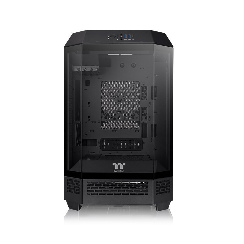 Obudowa - The Tower 300 Tempered Glass x 3, CT140 Fan x 2 Czarna Obudowa - The Tower 300 Tempered Glass x 3, CT140 Fan x 2 Czarna