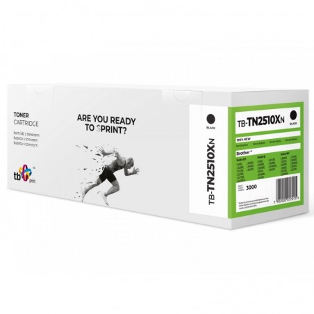 Toner do Brother TN2510XL TB-TN2510XN BK 100% nowy Toner do Brother TN2510XL TB-TN2510XN BK 100% nowy