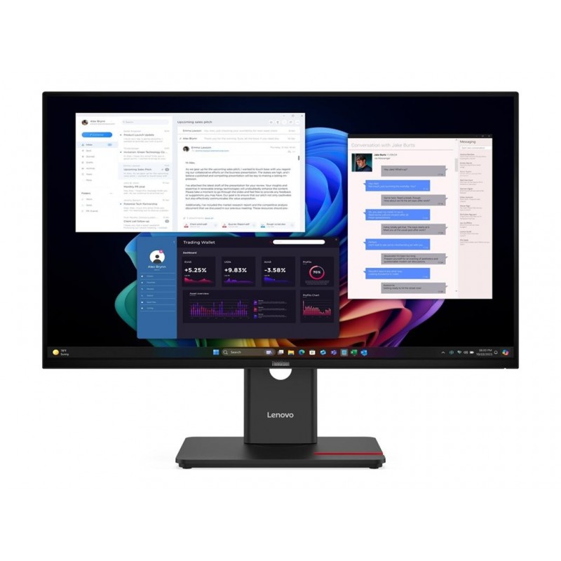 LENOVO ThinkVision T27UD-40 27inch 3840x2160 IPS USB-C docking 96W Epeat Gold TCO10