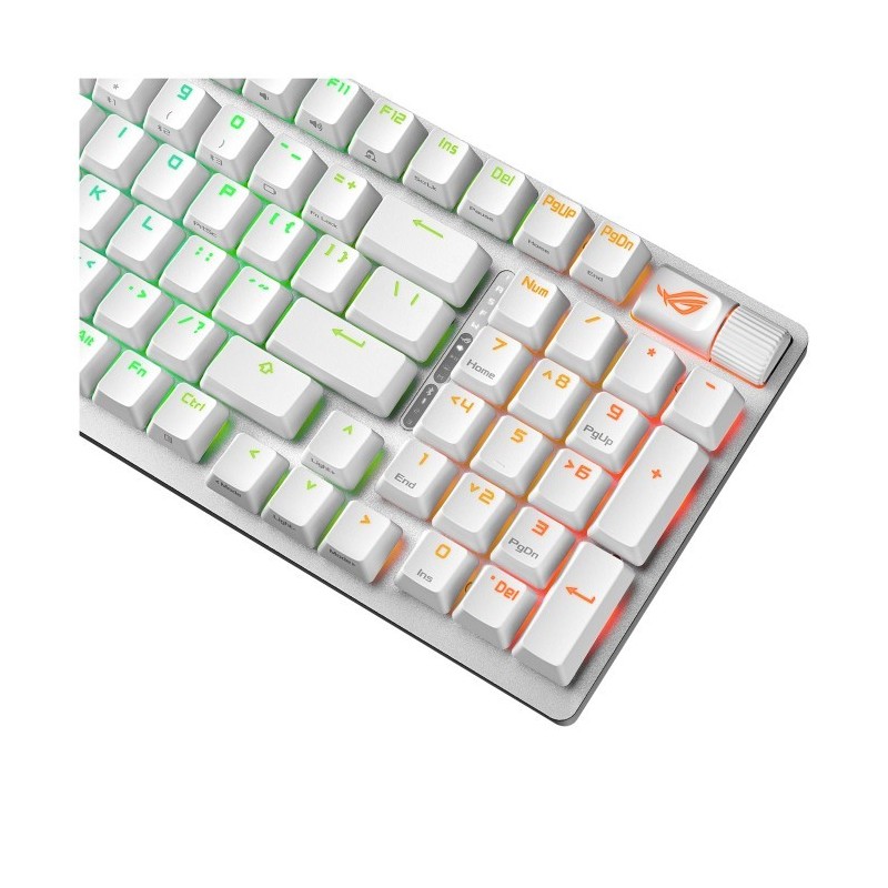 Klawiatura ROG Strix Scope II 96 Wireless Biała NX/PBT Klawiatura ROG Strix Scope II 96 Wireless Biała NX/PBT
