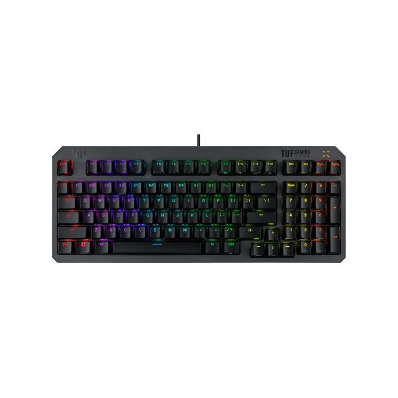 Klawiatura TUF Gaming K3 Gen II RGB/USB/IP57 AuraSync Czarna