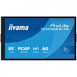 Monitor 65 cali T6529AS-B1AG VA,4K,HDMIx2,USB-C,RJ45,2x10W,WiFi, Android 14, Signal FailOver, Whiteboard, iiSignage2 (CMS), Monitor 65 cali T6529AS-B1AG VA,4K,HDMIx2,USB-C,RJ45,2x10W,WiFi, Android 14, Signal FailOver, Whiteboard, iiSignage2 (CMS),