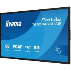 Monitor 65 cali T6529AS-B1AG VA,4K,HDMIx2,USB-C,RJ45,2x10W,WiFi, Android 14, Signal FailOver, Whiteboard, iiSignage2 (CMS), Monitor 65 cali T6529AS-B1AG VA,4K,HDMIx2,USB-C,RJ45,2x10W,WiFi, Android 14, Signal FailOver, Whiteboard, iiSignage2 (CMS),