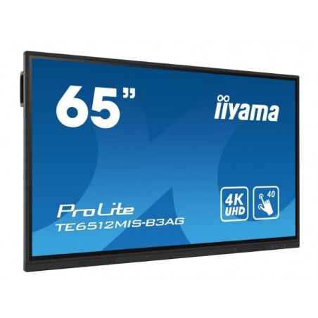 Monitor 65 cali TE6512MIS-B4AG 40pkt,IPS,4K,24/7,7H, ANDROID 14, RK3576, 8/128GB, EDLA, Essential Monitor 65 cali TE6512MIS-B4AG 40pkt,IPS,4K,24/7,7H, ANDROID 14, RK3576, 8/128GB, EDLA, Essential