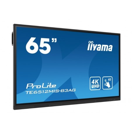 Monitor 65 cali TE6512MIS-B4AG 40pkt,IPS,4K,24/7,7H, ANDROID 14, RK3576, 8/128GB, EDLA, Essential Monitor 65 cali TE6512MIS-B4AG 40pkt,IPS,4K,24/7,7H, ANDROID 14, RK3576, 8/128GB, EDLA, Essential