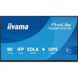 Monitor 86 cali TE8612MIS-B4AG  40pkt,IPS,4K,24/7,7H,                ANDROID 14, RK3576, 8/128GB, EDLA, Essential 