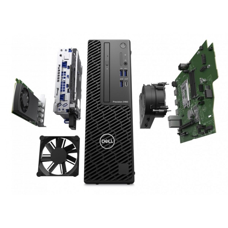 Stacja robocza Precision 3460 SFF Win11Pro i7-14700/16GB/512GB SSD/Integrated/No Wifi/Kb/Mouse/300W/3YPS Stacja robocza Precision 3460 SFF Win11Pro i7-14700/16GB/512GB SSD/Integrated/No Wifi/Kb/Mouse/300W/3YPS
