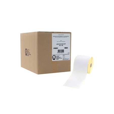 Brother etykiety do nadruku termicznego 102mm x 152mm, biała, 550 szt., LDE1E152102127P, drukarki z serii TD Brother etykiety do nadruku termicznego 102mm x 152mm, biała, 550 szt., LDE1E152102127P, drukarki z serii TD