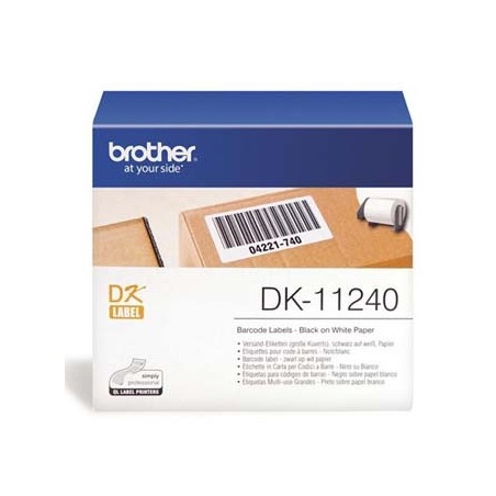 Brother etykiety papierowe 102mm x 51mm, biała, 600 szt., DK11240, do drukarek typu QL