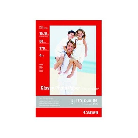 Canon Photo paper glossy, GP-501, foto papier, połysk, 0775B005, biały, 10x15cm, 4x6", 210 g/m2, 10 szt., atrament Canon Photo paper glossy, GP-501, foto papier, połysk, 0775B005, biały, 10x15cm, 4x6", 210 g/m2, 10 szt., atrament